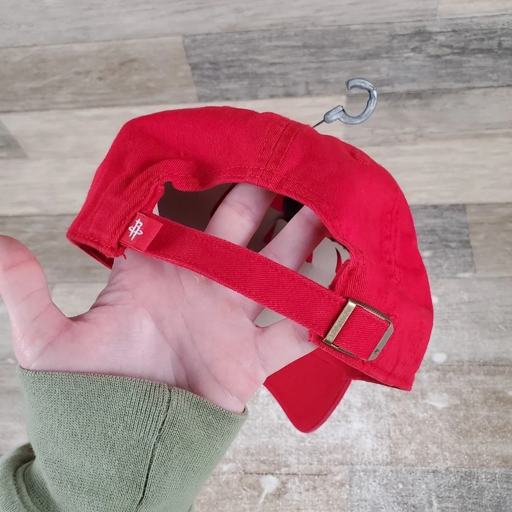 '47 Strapback Hat One Size‎ Red Houston Rockets Slouch Relax Fit